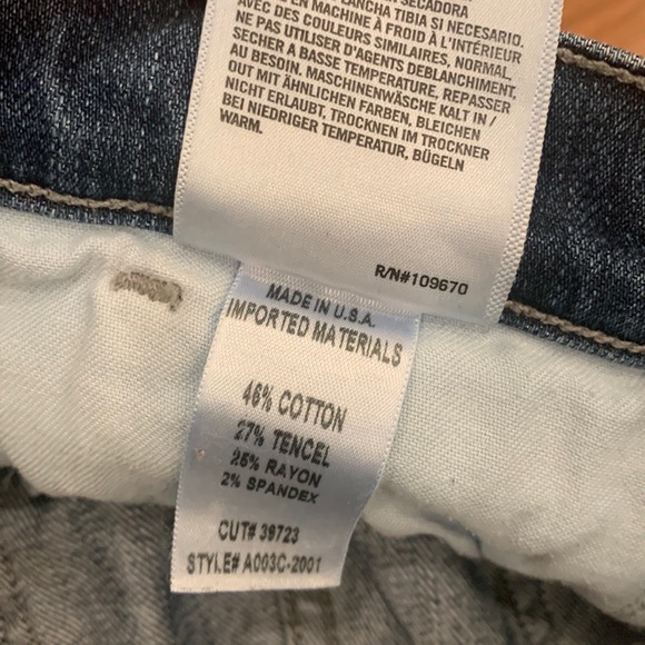 AGOLDE Sophie High Rise Skinny Distressed Jeans - Picture 16 of 16